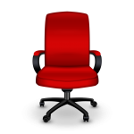 red-office-chair-psd-icon
